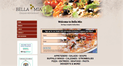Desktop Screenshot of bellamiapizzafl.com